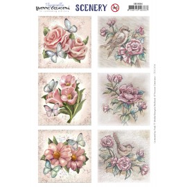 Push Out Scenery - Yvonne Creations Aquarella - Roses Square