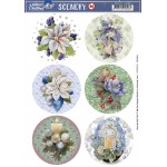 Push Out Scenery - Jeanine's Art - A Perfect Christmas - Christmas Candle Round