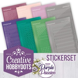 Creative Hobbydots Stickerset 32 - Precious Marieke - Purple Passion