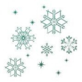 Snowflakes Mini Stamp (1pc)