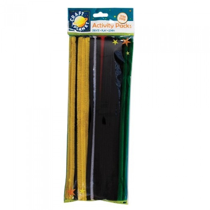 Chenille Stems (60pk) - 6 Vivid Colours (300mm)