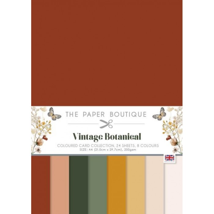 The Paper Boutique Vintage Botanical Colour Card Collection 