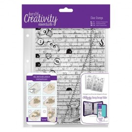 A5 Clear Background Stamp (1pc) - Haberdashery