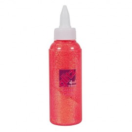 Glitter Glue (120ml) - Coral