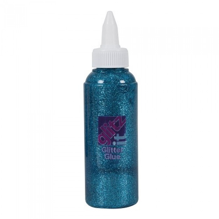 Glitter Glue (120ml) - Light Blue