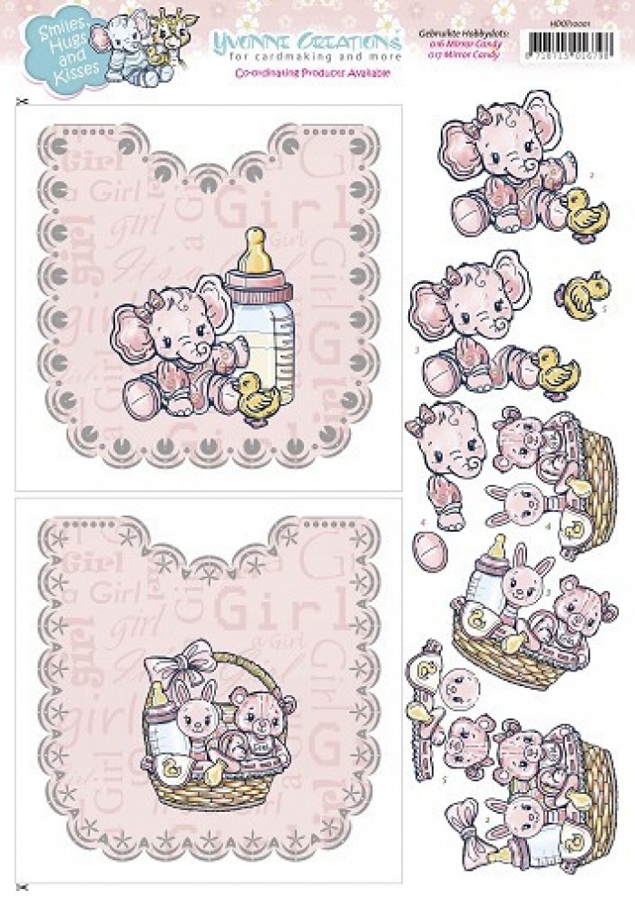 Hobbydots Sheets - Yvonne Creations - Baby Girl