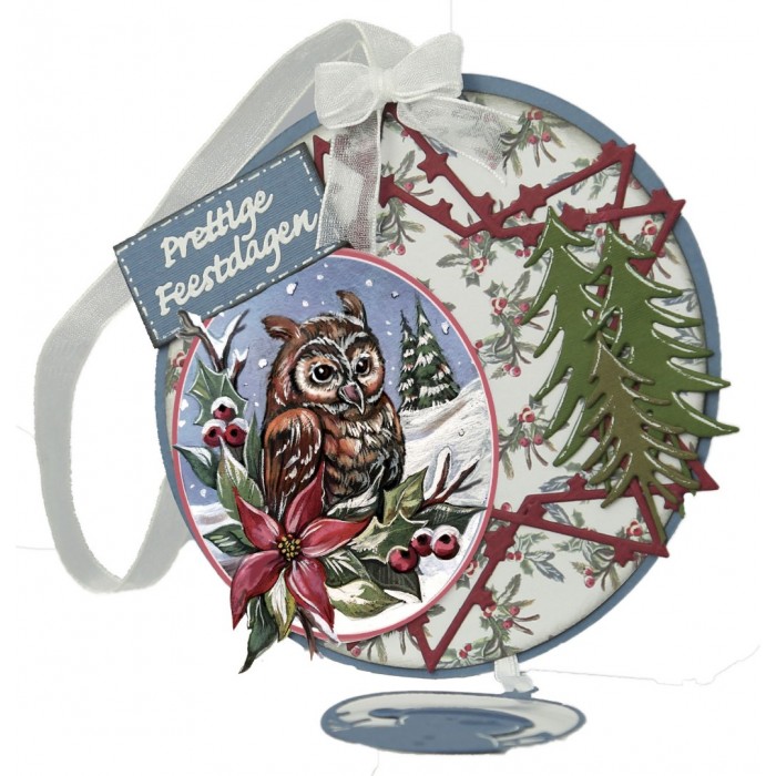 3D Cutting Sheet - Yvonne Creations - Christmas Miracle - Owl 