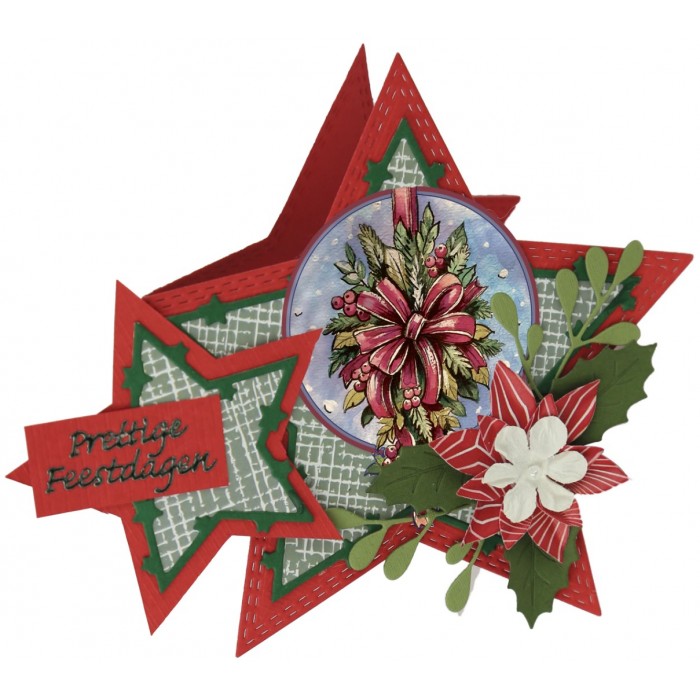 Dies - Yvonne Creations - Christmas Miracle - Star Decorations 
