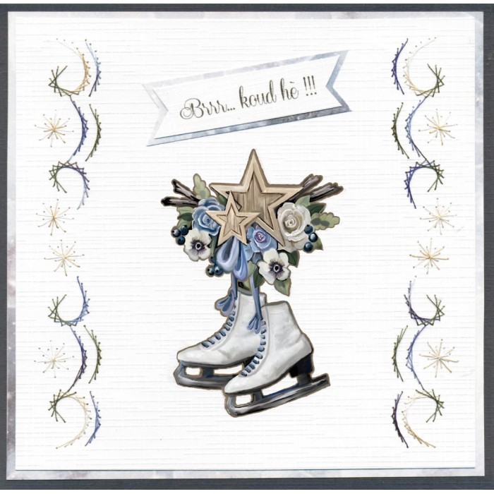 3D Cutting Sheet - Amy Design - Whispers of Winter - Skating 