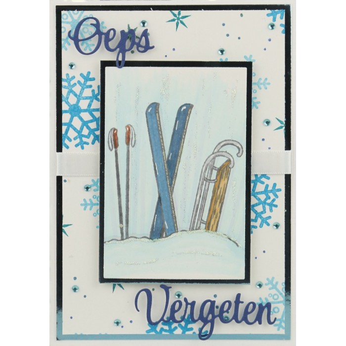 Card Deco Essentials Clear Stamps - Snow stuff 