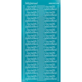 Hobbydots sticker HG - Mirror Azure Blue