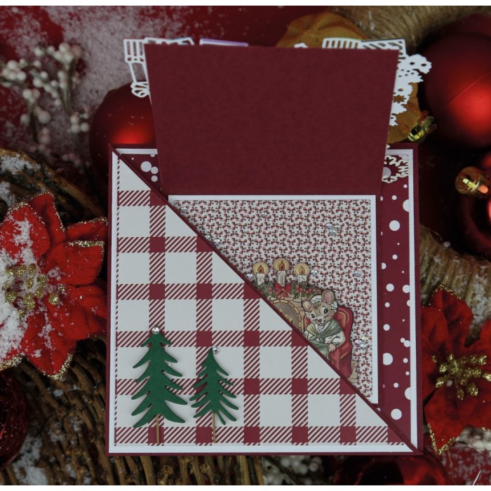 Dies -Yvonne Creations - A Gift for Christmas - Christmas Gift Frame 