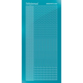 Hobbydots sticker 04 - Mirror Azure Blue