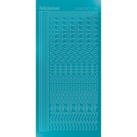 Hobbydots sticker 18 - Mirror Azure Blue
