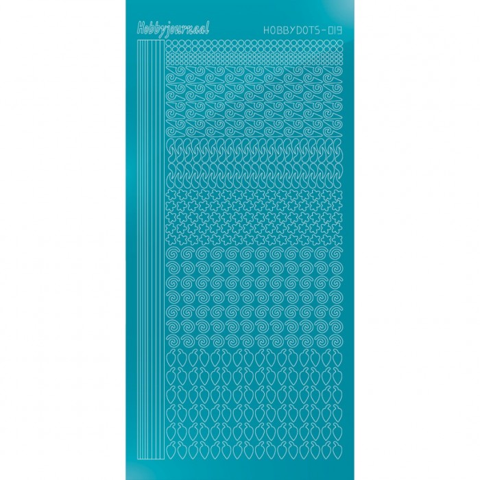 Hobbydots sticker 19 - Mirror Azure Blue