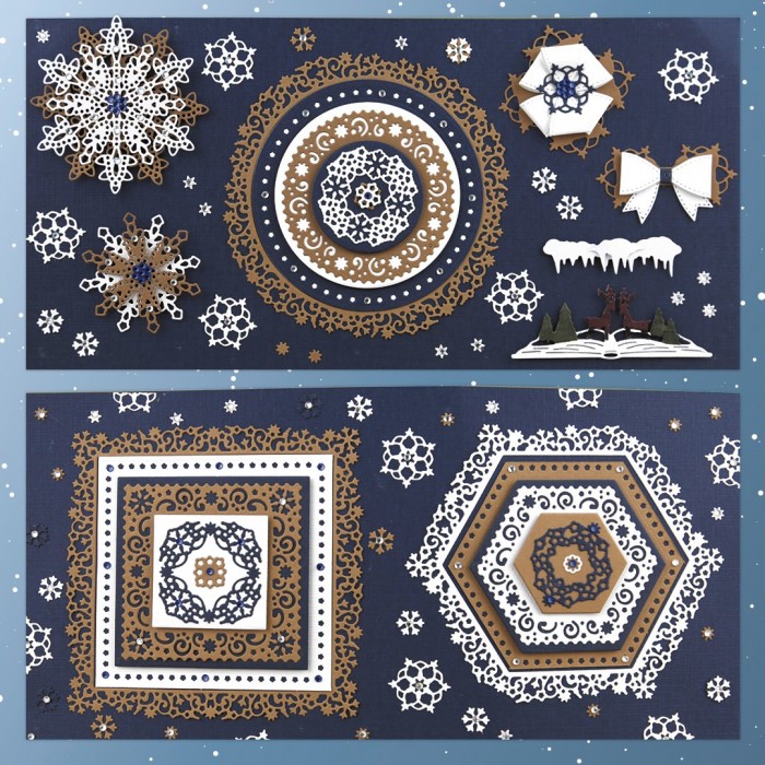 Dies - Amy Design – Whispers of Winter - Winter Hexagon 