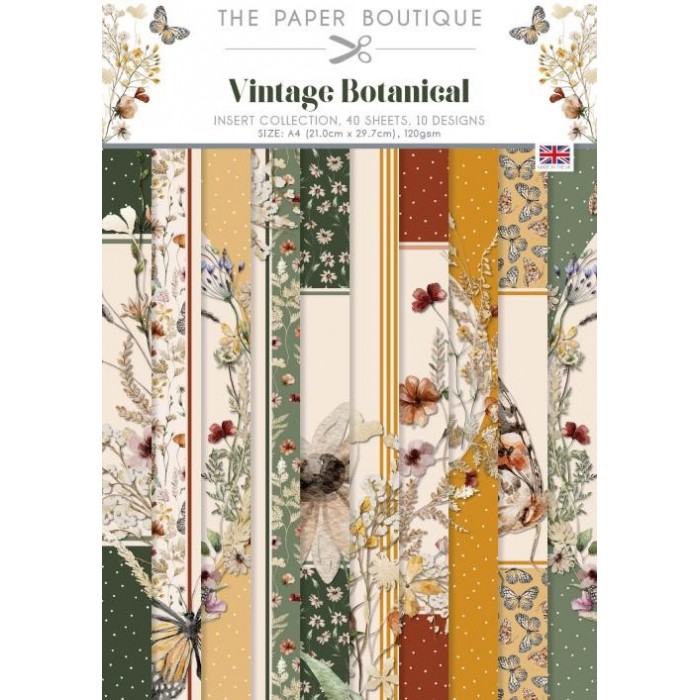 The Paper Boutique Vintage Botanical Insert Collection 