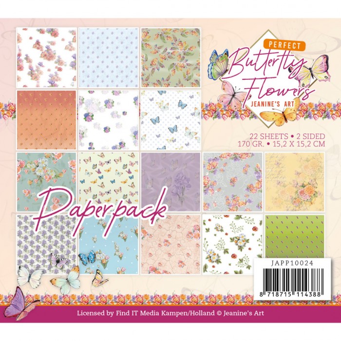 Paperpack - Perfect Butterfly Flowers - Jeanine's Art