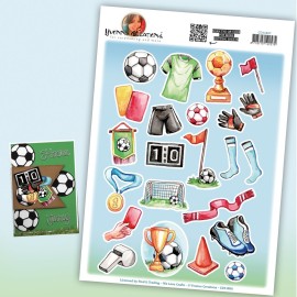 3D Cutting Sheet - Yvonne Creations - Soccer Parts