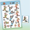 3D Cutting Sheet - Yvonne Creations - Soccer Players