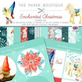 PB1695 8 x 8 Paper Kit Enchanted Christmas van Paper Boutique 