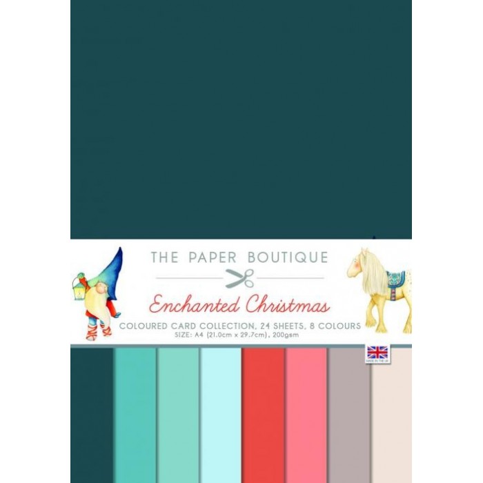 PB1699 - Coloured Card Collection Enchanted Christmas van Paper Boutique  