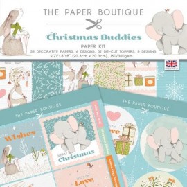 PB1723 - 8 x 8 Paper Kit Christmas Buddies - The Paper Boutique