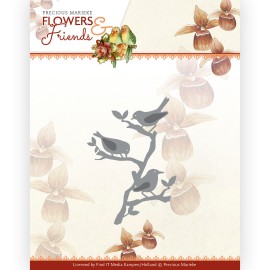Dies - Precious Marieke - Flowers and Friends - Birds on a Branch