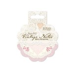 Mini Round Notelets (24pk) - Vintage Notes 