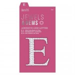 Adhesive Gem Letter - E - Jewels & Gems