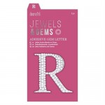 Adhesive Gem Letter - R - Jewels & Gems