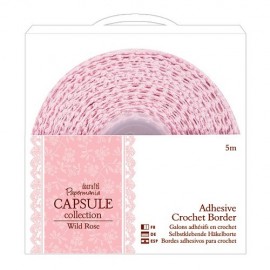 5m Adhesive Crochet Border - Capsule - Wild Rose