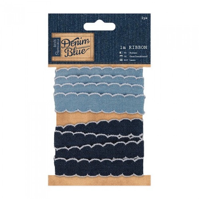 1m Ribbon (2pk) - Denim