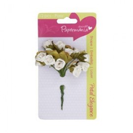 Petal Posy (12pcs) - White Rose