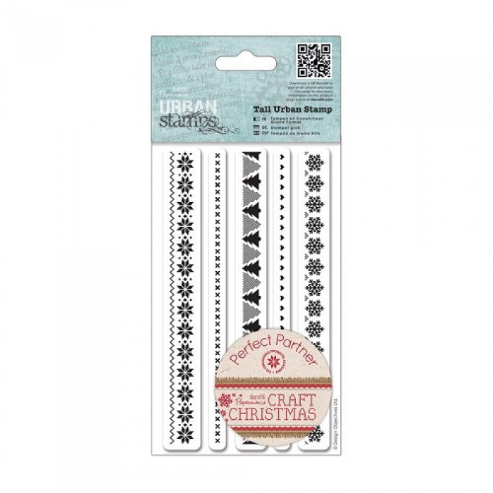 Tall Urban Stamp (5pcs) - Craft Christmas