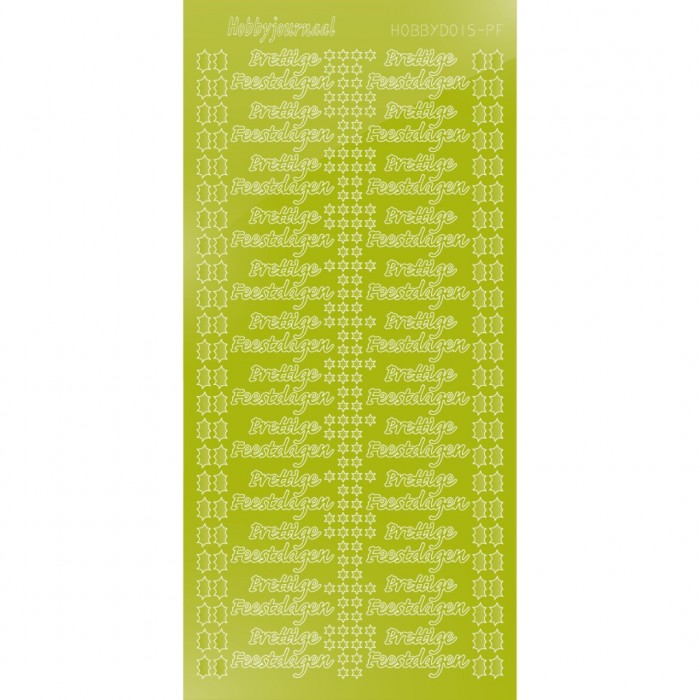 Hobbydots sticker PF - Mirror Leaf Green