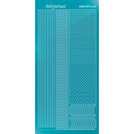 Hobbydots sticker 01 - Mirror Azure Blue