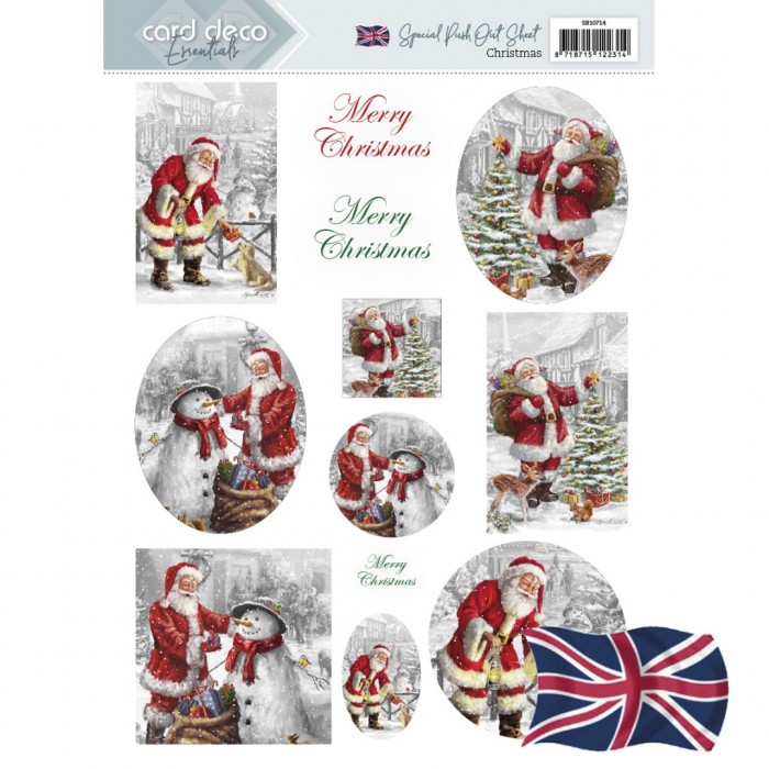 Push Out Scenery - Card Deco Essentials - Christmas - English