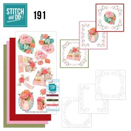 Stitch and Do 191 - Jeanine's Art - Red Flowers