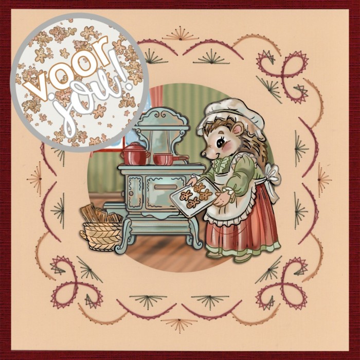 Stitch and Do on Colour 019 - Yvonne Creations - A gift for Christmas 