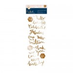 Copper Sentiment Stickers - Forever Friends - Opulent