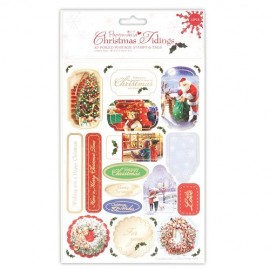 A5 Foiled Postage Stamps- Christmas Tidings (Special Delivery)