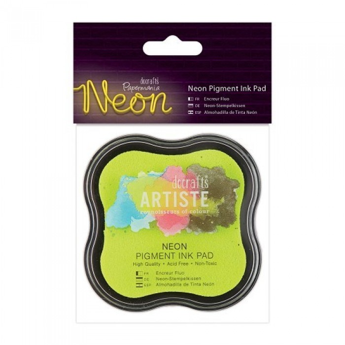 Neon Pigment Ink Pad - Yellow