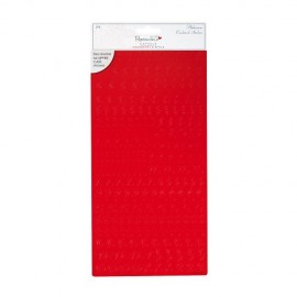 Alphamini Cardstock Stickers - Capsule (2Pk) Cranberry & Apple (Red)