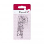 60 x 90mm Typography Clear Stamp - Sister