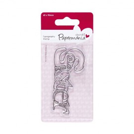 60 x 90mm Typography Clear Stamp - Sister