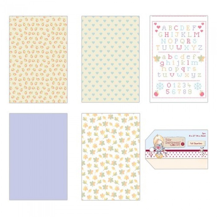 Fat Quarters (5pcs) - Tilly Daydream