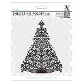 6x6" Embossing Folder - Arts & Crafts Tree