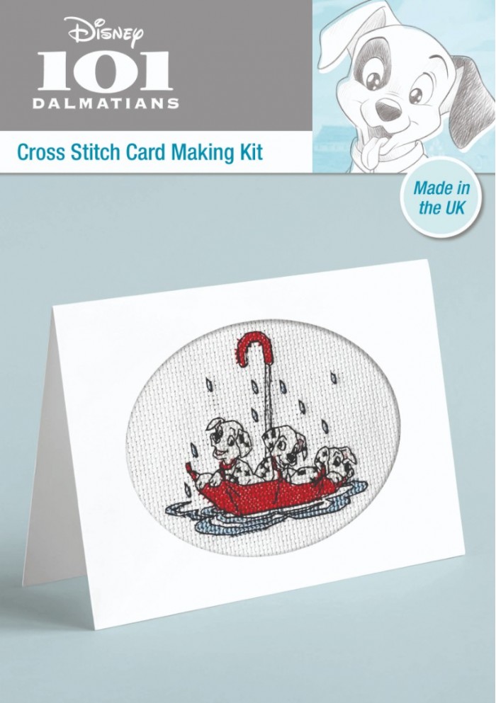 Disney Cross Stitch Card Making Kit 101 Dalmatians