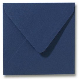 Enveloppen - donkerblauw - 17 x 17 cm